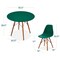 Best Choice Products 5-Piece Compact Mid-Century Modern Dining Set w/ 4 Chairs, Wooden Legs